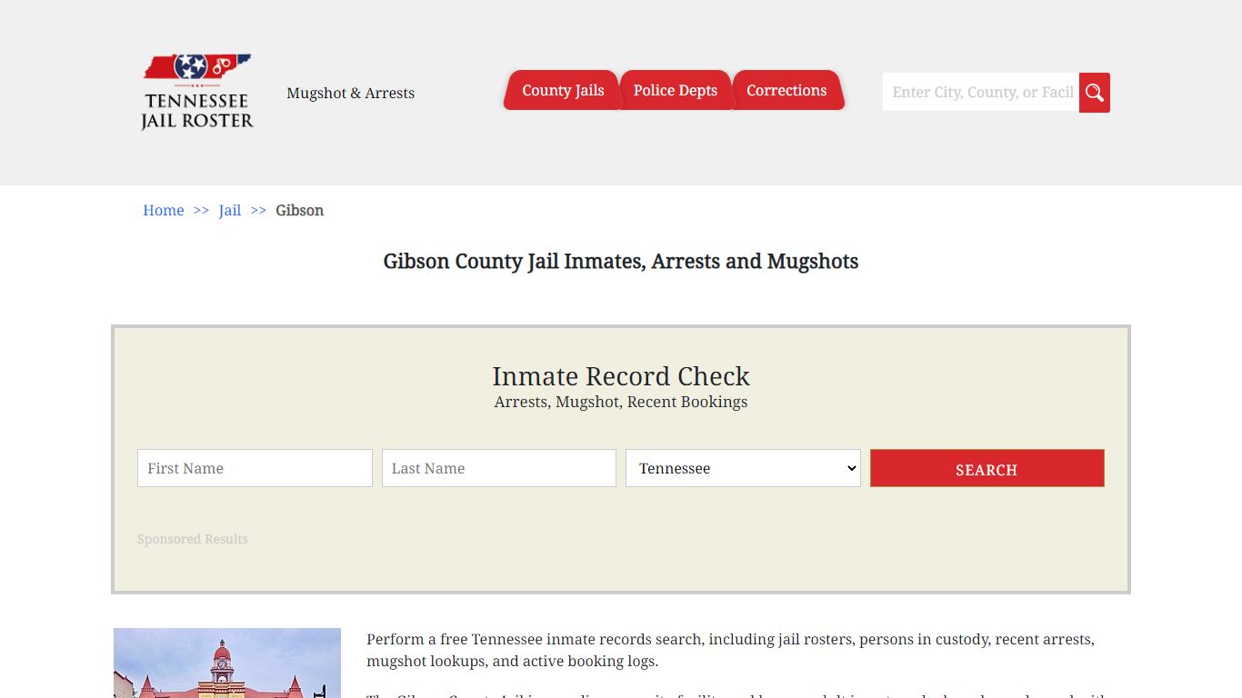 Gibson County Jail Inmates, Arrests and Mugshots